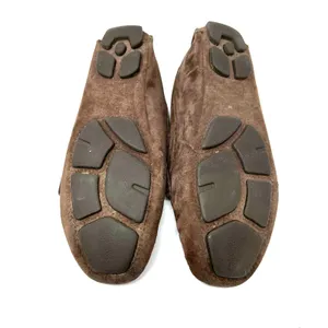 UGG Size 8 Slip On Brown Leather Sherpa‎ Lined Buckle Flats Tread Moccasins thumbnail 8
