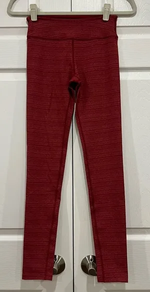 BEYOND‎ YOGA Spacedye Leggings 27" Red Womens Size Small thumbnail 1