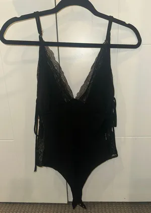 Forever 21 Black Bodysuit thumbnail 1
