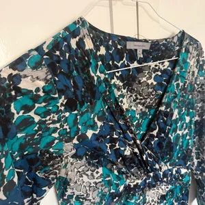 Vintage women’s top Blue Size M thumbnail 2