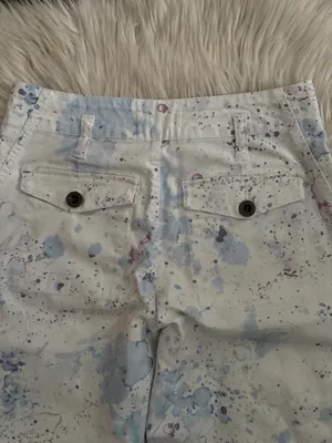 Anthropologie The Wanderer watercolor cargo pants thumbnail 9