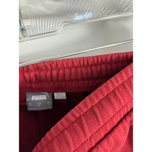 Puma Red Sweat Shorts Size Medium thumbnail 2