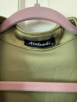 Green Satin Dress Shirt thumbnail 2