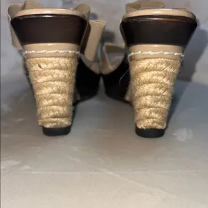 Charles‎ by Charles David Beige Wedge Sandals Size 7.5 thumbnail 6
