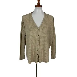 Out From Under Cardigan Tan XS Long Sleeve Cozy Cottagecore thumbnail 2