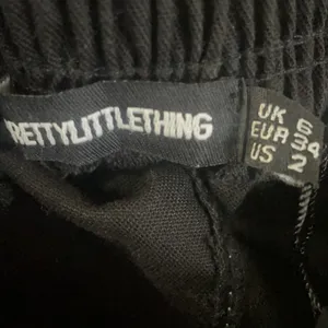 Black Contrast Stitch Neon Trim Cuffed Cargo Pants J thumbnail 11