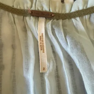 FREE PEOPLE | Baby Blue Sheer Cotton Lawn Babydoll with grosgrain tie waist | 2 thumbnail 6