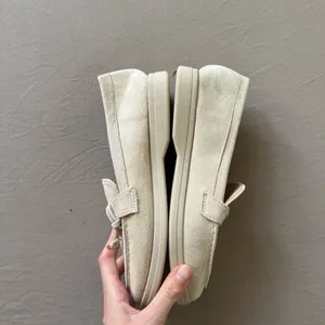 Faux Suede Metal Accent Moccasin Loafers thumbnail 7