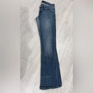 Levi's Dark Blue Straight Leg Women's Jeans thumbnail 4