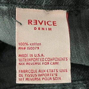 Revice NWT Ex-Boyfriend Jeans Black Distressed High Rise Ripped Size 31 Women‎ thumbnail 4