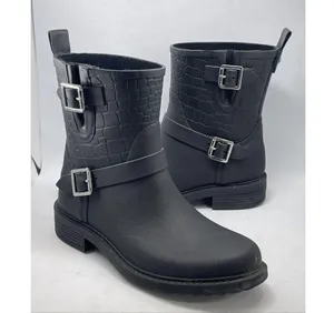 Sam Edelman Keigan Boots Croc Embossed Size 7M Waterproof thumbnail 7