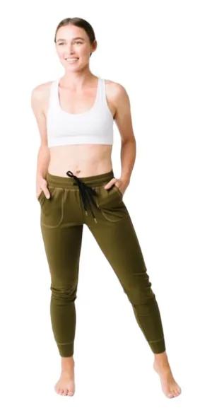 ZYIA Unwind Olive Green Jogger M thumbnail 1