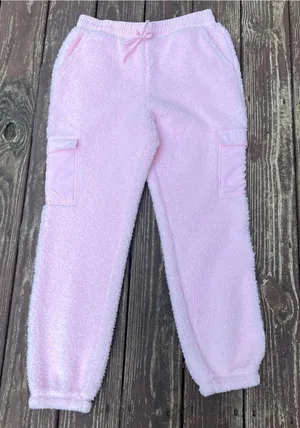 Hippie Rose Women’s Ballet Slipper Cozy Sherpa Joggers,Casual Loungewear|Size:L thumbnail 1