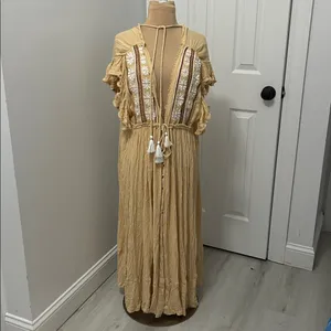 Free People Bali Will Wait For You Midi Dress thumbnail 4