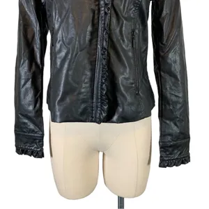 Catherine Malandrino Faux Leather Jacket Size Medium thumbnail 7