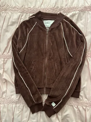 RSQ brown velour jacket thumbnail 1