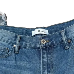 Kancan Wide Leg Distressed Raw Hem Jeans EUC Size 11/29 thumbnail 5