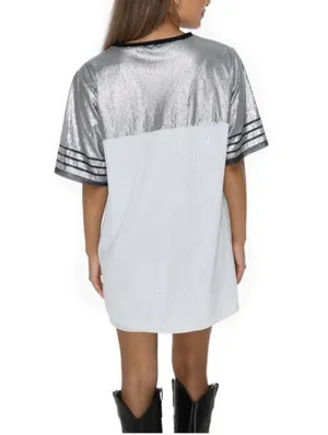 Miami Hurricanes Gameday Couture Women's Full Sequin Jersey Dress Size Large thumbnail 3