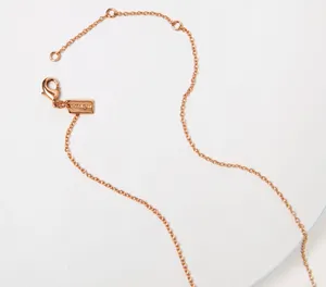 Coach Necklace & Tea Rose Stud Set thumbnail 2