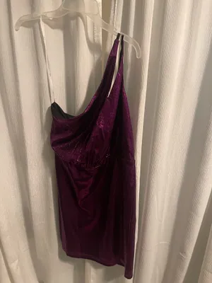 Purple Metallic Lulus Dress thumbnail 2