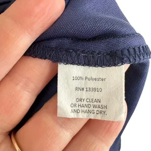 Show Me Your Mumu Rocky Romper Navy Blue Long Sleeve Ruffle Hem‎ Medium MF5-04 thumbnail 7