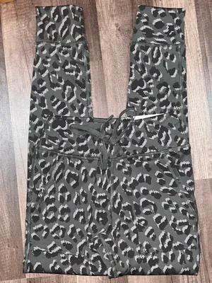 Small OFFLINE By Jacquard Peak Legging BNWTS $54.95 Royal Palm thumbnail 5