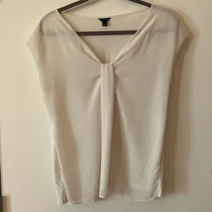Ann Taylor Cream Blouse thumbnail 1