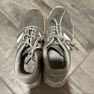 Adidas Grey Cloudfoam tennis shoes thumbnail 2