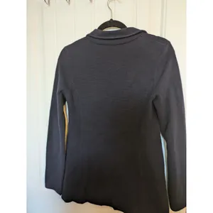 Lauren Ralph Lauren Womens Blue Button-Up Knit Sweater Blazer Gold Buttons S thumbnail 12