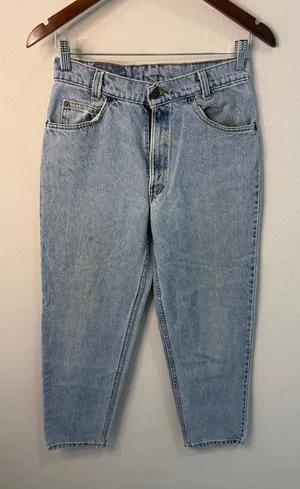 Levis Orange Tab Student Faded Vintage Jeans Made in USA Size 29x28 thumbnail 1