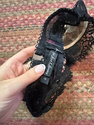 For Love And Lemons Black Lace Underwire Bralette thumbnail 2