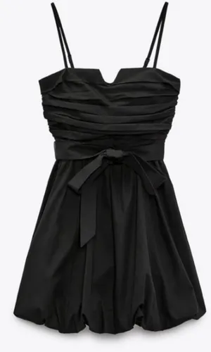 Zara Mini Black Dress thumbnail 2