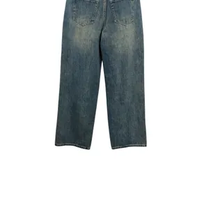 Tiger Mist Baggy‎ Wide Leg Jeans Mid Rise Blue Wash Straight Denim XS thumbnail 9
