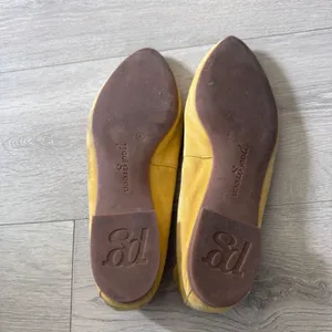 Paul‎ Green Mustard Yellow Suede Fringe Tassel Pointed Toe Loafers Flats US 10.5 thumbnail 8