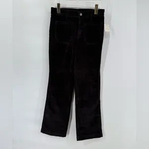 Free‎ people High Time Velvet Kick Flare Pants size 6 NWT thumbnail 6