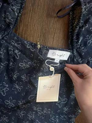 Bright Denim Dress Blue thumbnail 2