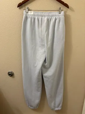 Victoria's Secret PINK Hydrangea Blue Cuffed Fleece Jogger size XS NWT thumbnail 5