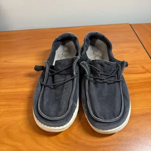 Hey Dude Women’s Wendy Black Slip On Canvas‎ Shoe Casual Comfort W8 thumbnail 6