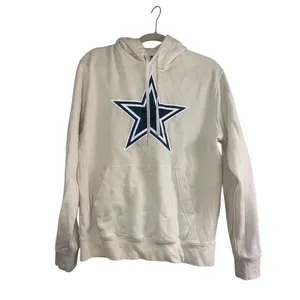 ✨Nike Dallas Cowboys Women's Cream Dove Legacy Pullover Sz Small Hoodie✨ thumbnail 4