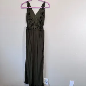 Lulus Green Strappy Halter Maxi Dress Womens XS Summer Beachy Casual Long thumbnail 8