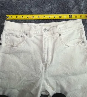 Madewell 90s Straight Women’s Jeans White Denim Size 28 High Rise thumbnail 6