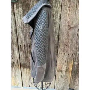 MICHAEL KORS Jacket Small Gray Voat Quilted‎ Full Zip Logo thumbnail 5