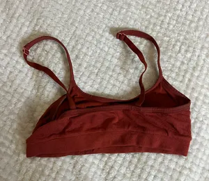 Sm Rusty Orange Tank Bandeau Bra thumbnail 2