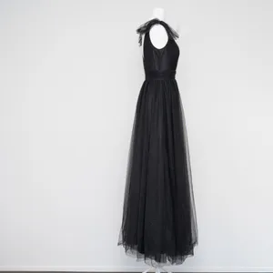 Betsy & Adam |‎ Gigi Long Ruffle Mesh Dress thumbnail 5
