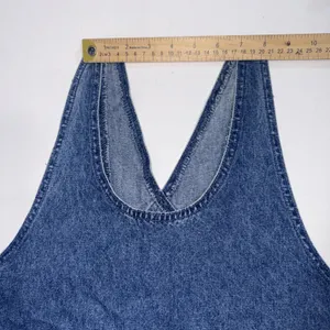 VTG‎ Sunbelt Jumper Dress Blue Jean Denim Overall Country Modest Cottagecore Lg thumbnail 6