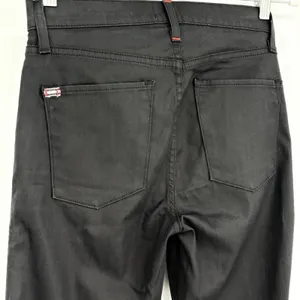 AO‎ LA by Alice + Olivia Black High Rise Pintuck Split Hem Skinny Jeans Sz 28 thumbnail 6