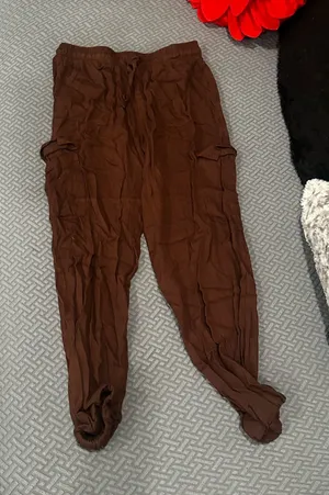 Charlotte Russe brown jogger cargo pants thumbnail 1