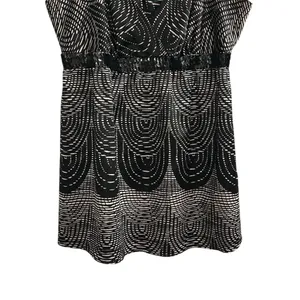 Express Women's‎ L Black Sequin Trim Tank Top Sleeveless Casual thumbnail 3