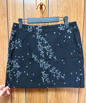 Express Vintage Y2K Floral Black Mini Skirt thumbnail 2