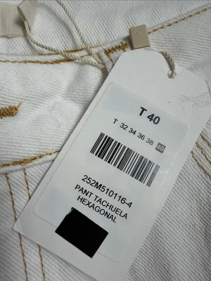 NWT Nicoli white wide leg jeans size 40 (US 10) thumbnail 2